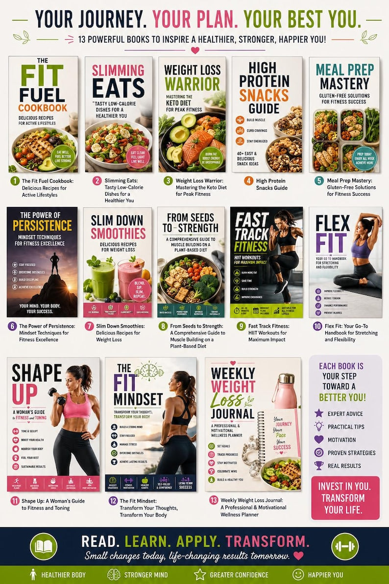 PLR Fitness Bundle | eBooks & Planners